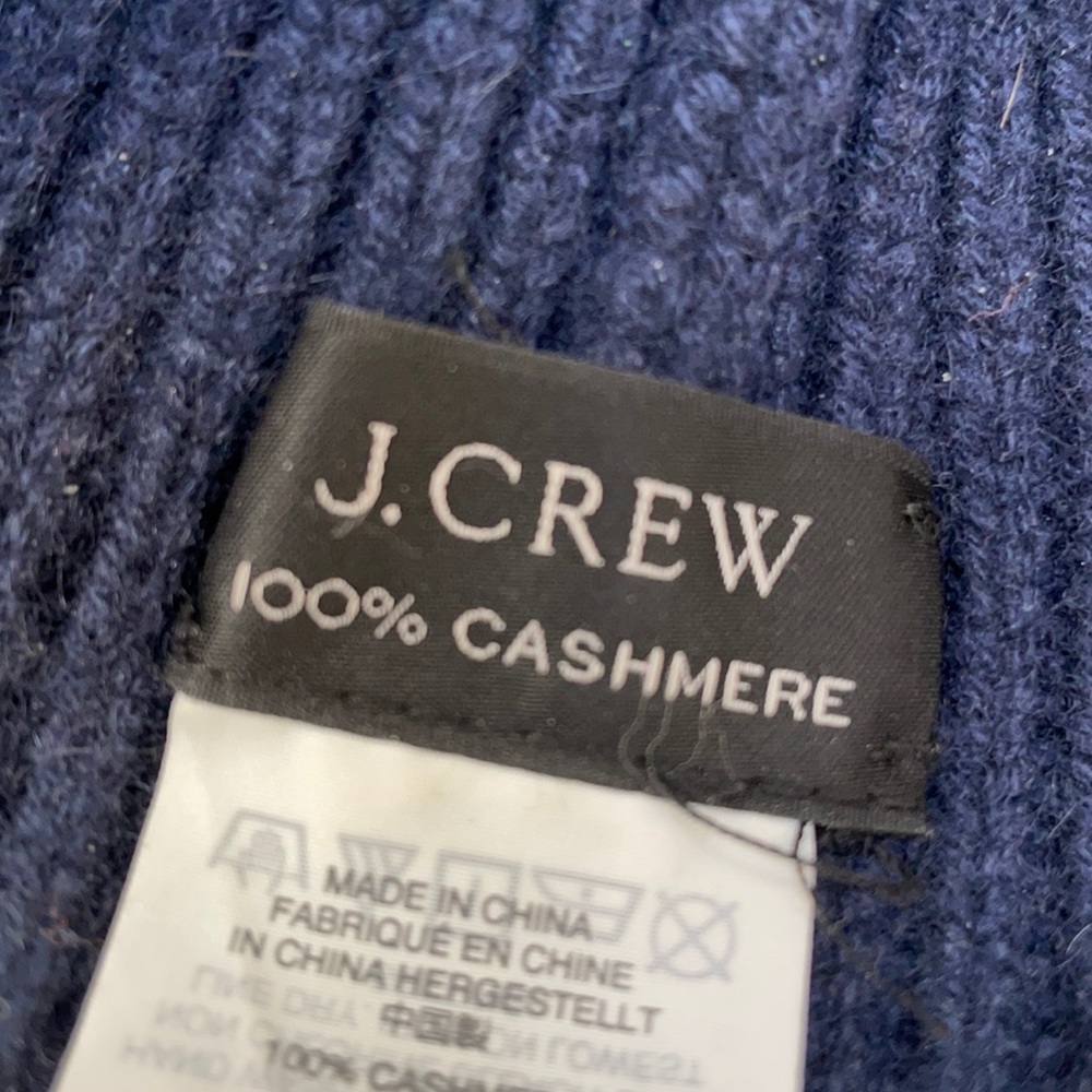 j crew Beanie cashmere hat